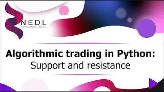Algorithmic trading in Python: Support and resistance