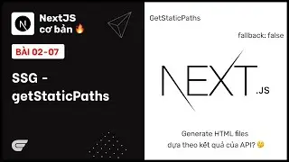 NextJS: 02-07 SSG getStaticPaths with typescript