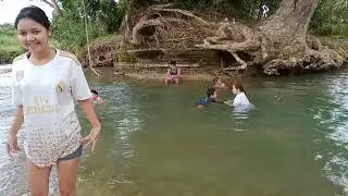 naligo sa ilog + nanguha ng alimango!