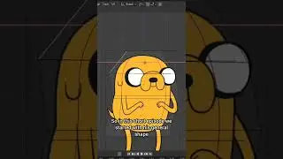 Making Jake in Blender from Adventure Time!