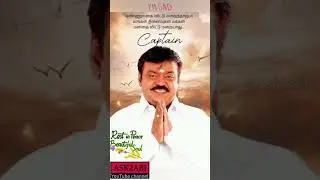 RIP - DMDKs Leader Vijayakanth #rip #covid #vijayakanth #dmdk