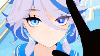 Furina Swipe With me - Genshin Impact Animation