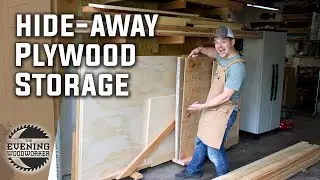 Plywood Storage Genius | Swings Back in Seconds