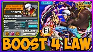 Boost 4 Dressrosa Law Gameplay | One Piece Bounty Rush