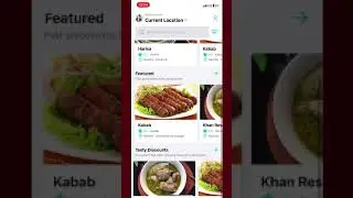 Food delivery App in React Native