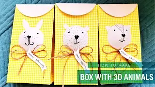 Box with 3d animals / easter boxes / easter boxes diy / easter boxes crecut / easter boxes to make 🐰