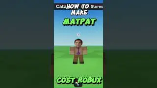 How to make Matpat from Game theory #roblox #robloxavatar #fnaf #gametheory
