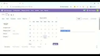 Odoo side - telegram task manager (webhook and reports)