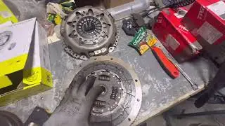 Installing a clutch from a Chevrolet Niva (215 mm) on a Vesta 1.6L manual transmission.