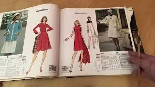 1973 Vogue Pattern Counter Book Page-Through