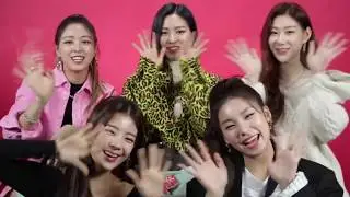 itzy on who's who but its just ryujin speaking english