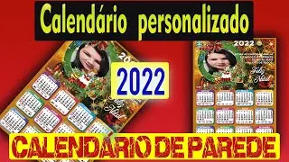 CALENDÁRIO DE PAREDE PERSONALIZADO