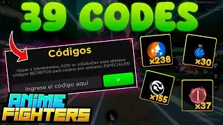 🤯39 CODIGOS DE ANIME FIGHTERS CODES ROBLOX