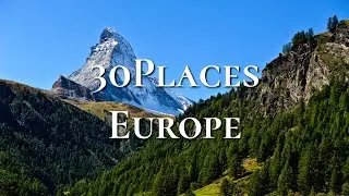 TOP 30 MOST BEAUTIFUL PLACES TO VISIT EUROPE BY CAR 2023| Must See Europe Travel Guide