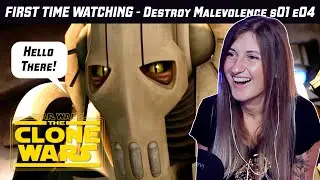 Star Wars: The Clone Wars REACTION - Destroy Malevolence S01 E04 | First Time Watching