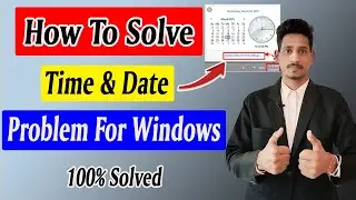 how to fix time and date problem on computer || date and time automatically changes problem