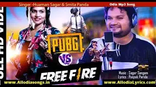 PUBG BAN HAI AB FREE FIRE KHELUNGA || PUBG VS FREE FIRE SONG ( 24KGOLD-MOON❤️ )