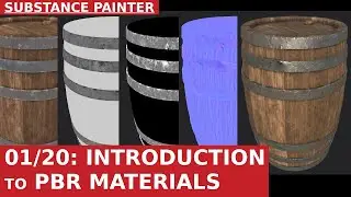 Substance Painter fundamentals - 01: Introduction to PBR Materials and Textures