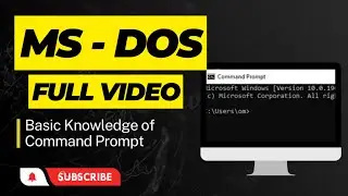 || Learn CMD Command Prompt In One Video ||#command #prompt #cmd #msdos #viral #computer #windows
