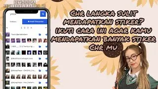 ⸾☁️•Cara mendapatkan stiker,chr langkah yang sulit mendapatkan stiker?wajib nonton‧₊˚ : 🐰