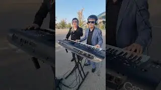 Махаббат жоқ деме жаным Cover - Алғысбек & Нұрдана  Yamaha Genos