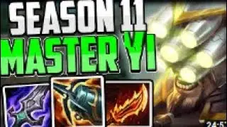HOW TO PLAY MASTER YI SEASON11 39KILLS AND ITEMS 
