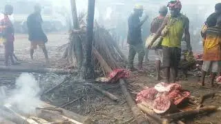Great feast at Talies village, Lihir Island, NIP, PNG.