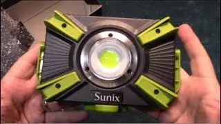Sunix Portable COB LED Work Light Review!