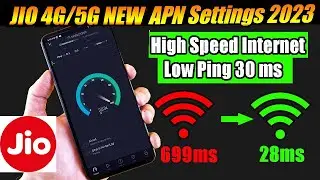 Jio New APN Settings 2023 | Jio Net Speed Setting 100% | Jio Network Problem Solution | Jio 5g APN