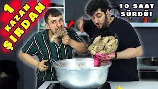 Evde ŞIRDAN Yaptım! (SAKATAT TEMİZLEME) *zor yemek*