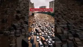 Dubai as UAE records heaviest rain in 100 years 🇦🇪 2024 Дубай ОАЭ 