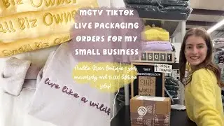5/1 LAUNCH DAY MGTV live TikTok, showing products and packaging orders! 15000 lifetime orders!