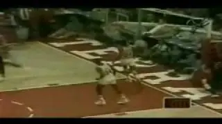 Michael Jordan breakaway dunk in college