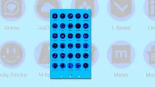 Oreo Blue Icon Pack P2 Free for Mobile and Tablet Devices