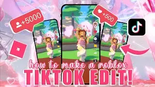 how to make a ROBLOX TIKTOK EDIT on MOBILE! (quick and easy!) || mxddsie ♡
