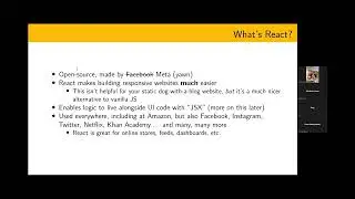 Intermediate Web Development