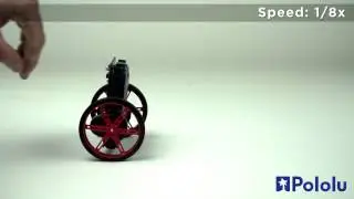 Balboa 32U4 Balancing Robot Slow-Motion Footage