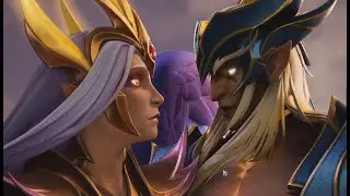 Dota 2 Crown fall Act 4 - Full story and comic in one - Last ride of skywarth mage & vengeful spirit