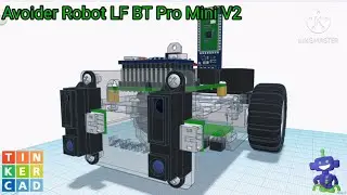 Avoider Robot LF BT Pro Micro V2