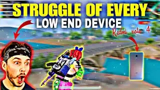 STRUGGLE OF EVERY LOW END DEVICE 😭 PLAYER || BGMI MONTAGE LOW END DEVICE || BGMI MONTAGE 🚫❌👆
