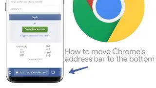 How to move Chrome's address bar to the bottom of screen