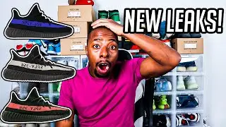 New Yeezy 350 Leaks! - Yeezy 350 v2 Core Black, Dazzling Blue, Oreo & Red Release