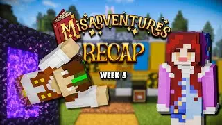 There's a NEW TAILOR in TOWN?! - Minecraft Misadventures Recap Week 5