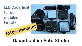 fotoseminar.at - LED Dauerlicht im Foto Studio - mizerovsky.com