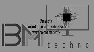 Control GPIO with webbrowser | Raspberry pi | With Python and Html | BM techno