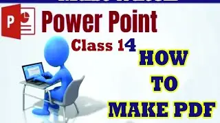 #GFX computers | How to make PDF file in PowerPoint- Ms word