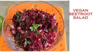 How to make beetroot salad| Vegan Beetroot salad