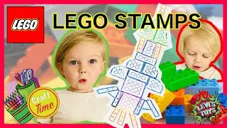 LEGO STAMPS with Levi & Wylder - KIDS CRAFT TIME