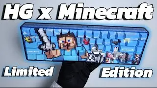 "Unboxing the Limited Edition HG x Minecraft B65 Keyboard - Steve & Animals!"