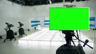 Backstage Pass HD / 4K Virtual Set for video editing Render   Right Monitor 1 2